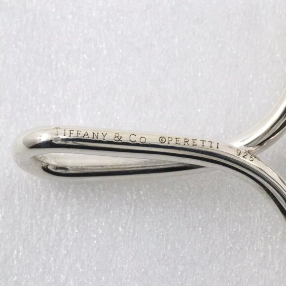 TIFFANY&Co. Large Infinity Cross Necklace Open cross Elsa Peretti Silver92... - Picture 9 of 9